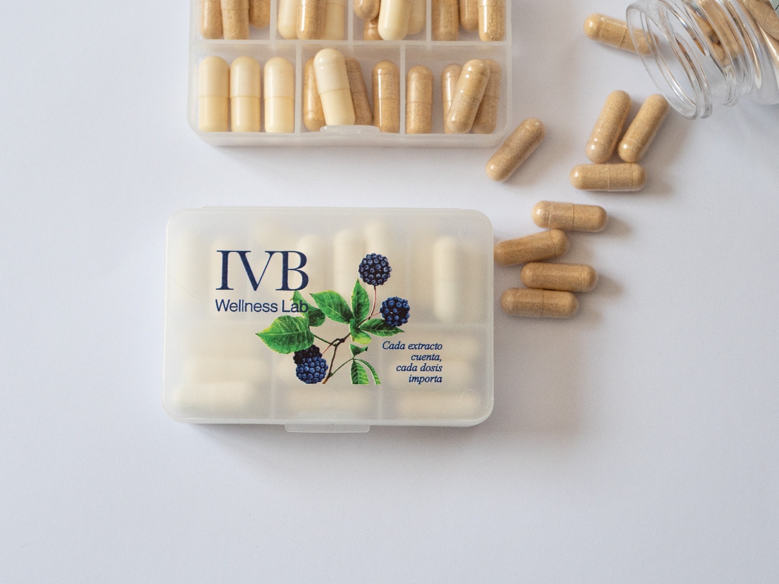 Pastillero BPA free 6 compartimentos