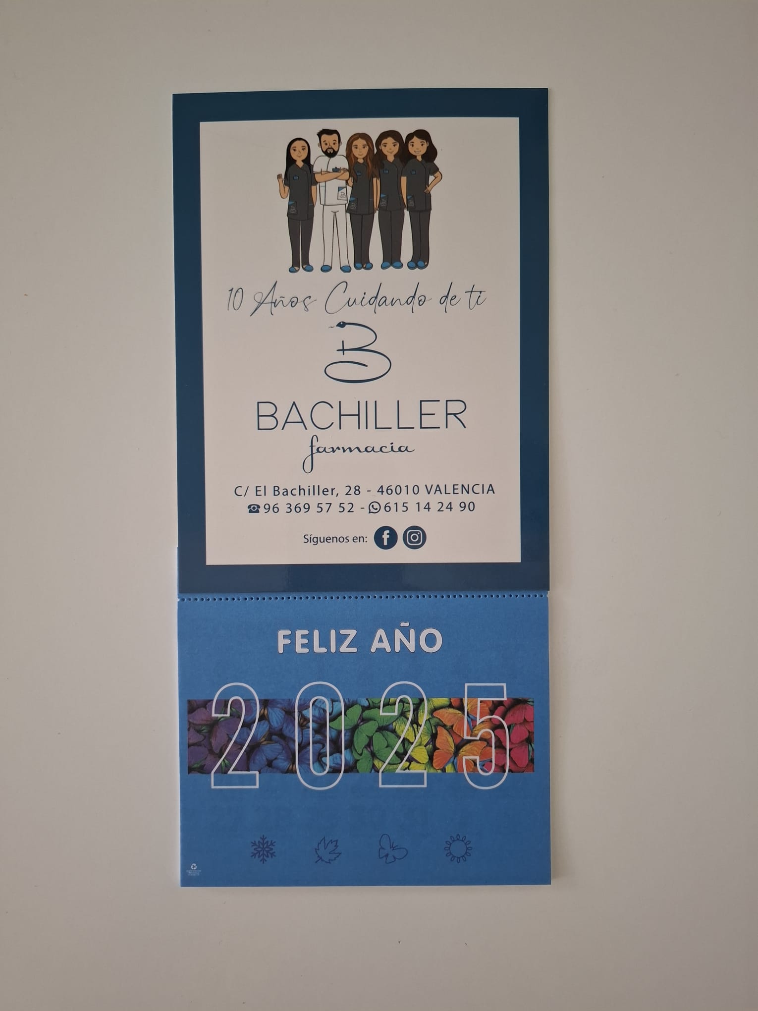 regalos farmacia calendario