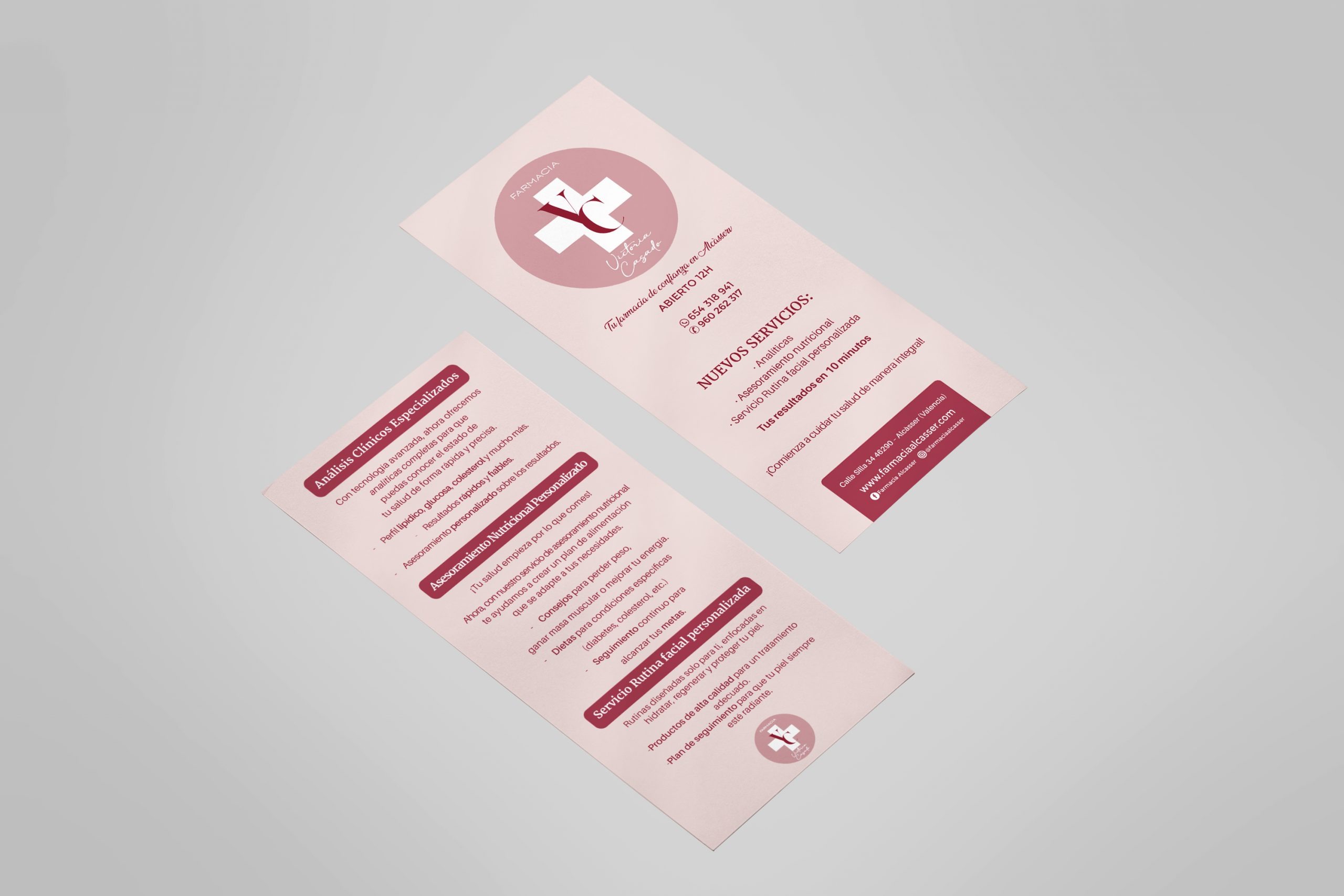 Flyer de servicios Farmacia