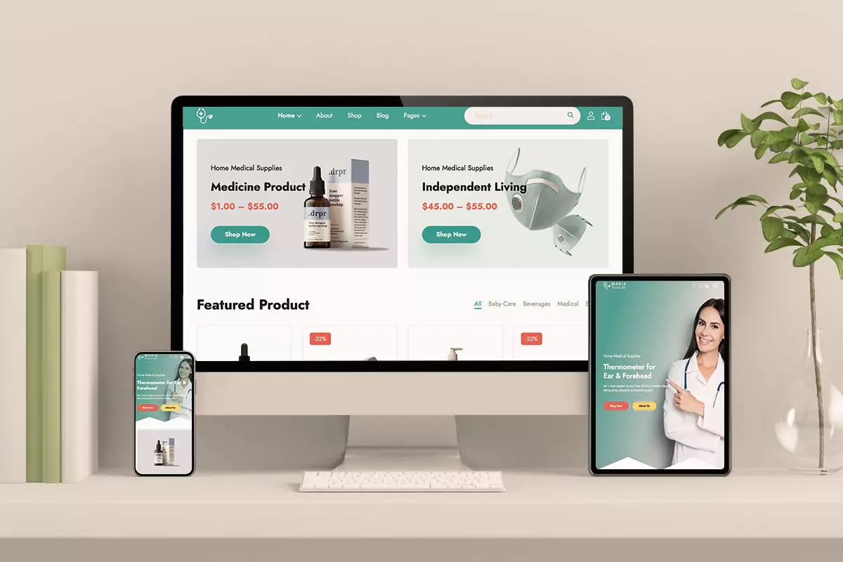 web para farmacias